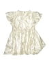 Crewcuts 100% Polyester Metallic Ivory Dress Size 3 - photo 2