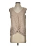 Gilli Tan Sleeveless Blouse Size S (estimated) - photo 1