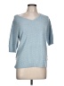 Ella Moss Blue 3/4 Sleeve Top Size L - photo 1