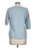 Ella Moss Blue 3/4 Sleeve Top Size L - photo 2