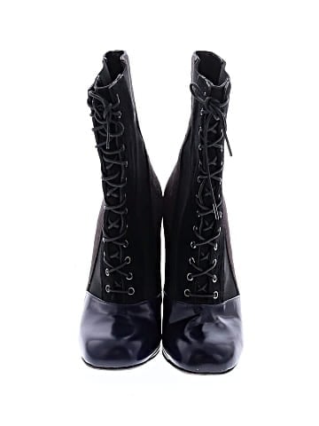 Fendi Calf Hair and Leather Colorblock Boots (view 2)