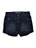 Wallflower Solid Blue Denim Shorts Size 11 - photo 1