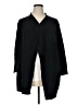 Eileen Fisher Solid Black Silk Cardigan Size 1X - photo 1