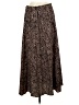 Unbranded 100% Polyester Animal Print Brown Casual Skirt Size S - photo 1