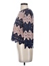 BCBGMAXAZRIA Blue 3/4 Sleeve Blouse Size S - photo 5