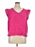 Three Dots 100% Cotton Pink Short Sleeve Top Size XL - photo 1