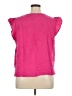 Three Dots 100% Cotton Pink Short Sleeve Top Size XL - photo 2