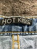 Hot Kiss Color Block Blue Jeans Size 11 - photo 7