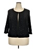Jones New York Collection 100% Nylon Black Jacket Size 18 - photo 1