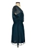 Express 100% Polyester Solid Blue Cocktail Dress Size S - photo 4