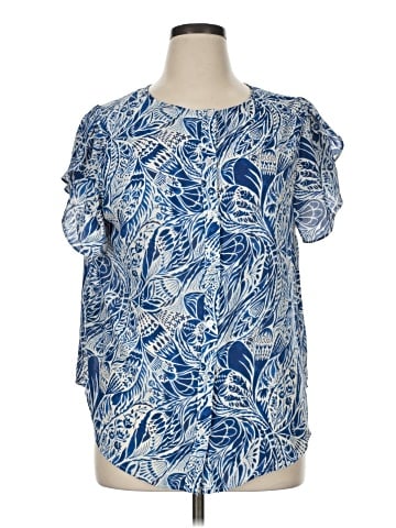 PREMISE Short Sleeve Blouse (view 1)