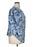 PREMISE 100% Polyester Blue Short Sleeve Blouse Size 1X - photo 4