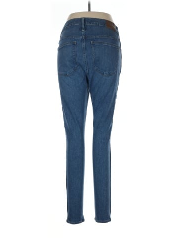 Madewell 10" High-Rise Skinny Jeans in Dewitt Wash: Button-Front TENCEL&trade; Denim Edition (view 2)