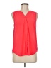 American Eagle Outfitters 100% Polyester Red Sleeveless Blouse Size M - photo 1