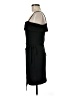 Solemio Solid Black Cocktail Dress Size M - photo 5