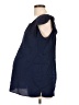 Motherhood 100% Polyester Blue Sleeveless Blouse Size Lg Maternity - photo 5