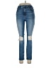 Good American Hearts Blue Jeans Size 10 - photo 1