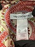 Liz Claiborne 100% Polyester Paisley Burgundy 3/4 Sleeve Blouse Size XL - photo 7