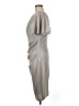 Betsy & Adam Metallic Silver Cocktail Dress Size 8 - photo 5