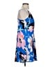 Express 100% Polyester Floral Blue Casual Dress Size S - photo 4