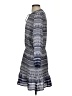 Veronica Beard 100% Silk Paisley Gray Casual Dress Size 4 - photo 5