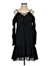 GB 100% Polyester Solid Black Casual Dress Size XS - photo 1