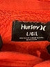 Hurley Orange Pullover Hoodie Size L - photo 7