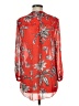 Leifsdottir 100% Silk Red 3/4 Sleeve Silk Top Size 6 - photo 2