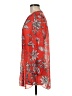 Leifsdottir 100% Silk Red 3/4 Sleeve Silk Top Size 6 - photo 5