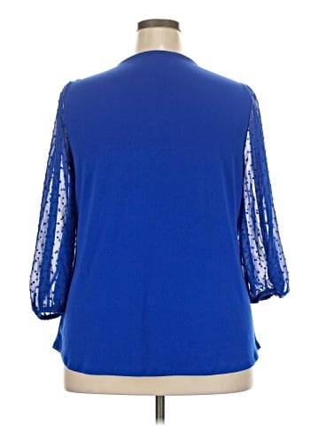 Adrianna Papell 3/4 Sleeve Blouse (view 2)
