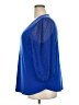 Adrianna Papell Blue 3/4 Sleeve Blouse Size XXL (estimated) - photo 5