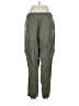 Ann Taylor LOFT 100% Lyocell Green Cargo Pants Size M - photo 2