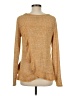 Saturday Sunday Metallic Gold Pullover Sweater Size M - photo 2