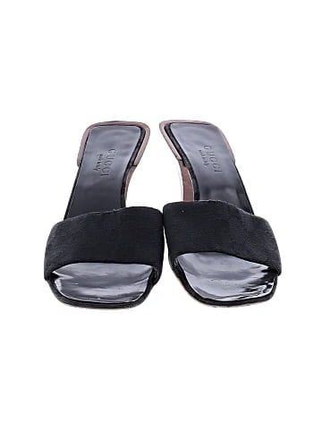 Gucci Vintage GG Canvas Sandals (view 2)