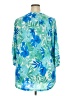 Emily Daniels Tropical Blue 3/4 Sleeve Blouse Size 2X - photo 2