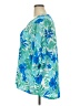 Emily Daniels Tropical Blue 3/4 Sleeve Blouse Size 2X - photo 5