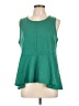 Deletta Green Sleeveless T-Shirt Size L - photo 1