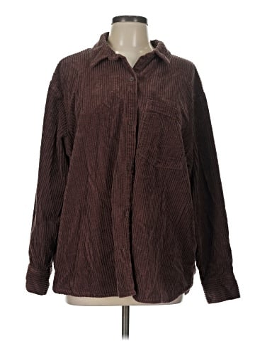 Divided by H&M Long Sleeve Button-Down Shirt (view 1)