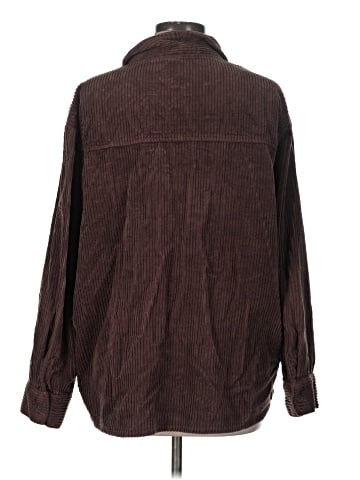 Divided by H&M Long Sleeve Button-Down Shirt (view 2)