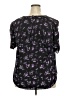 Torrid Purple Short Sleeve Blouse Size 2X Plus (2) - photo 2