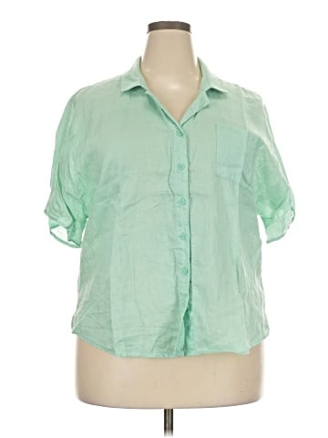 Garnet Hill Short Sleeve Blouse (view 1)