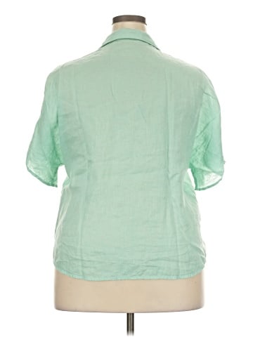 Garnet Hill Short Sleeve Blouse (view 2)