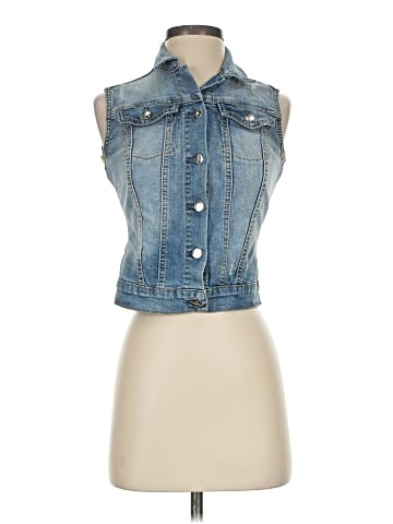 Jessica Simpson Denim Vest (view 1)