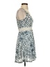 Aqua 100% Polyester Argyle Blue Cocktail Dress Size XS - photo 4