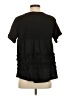 Heyson 100% Cotton Black Short Sleeve Blouse Size S - photo 2