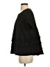 Heyson 100% Cotton Black Short Sleeve Blouse Size S - photo 5
