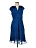 Monsoon 100% Polyester Blue Cocktail Dress Size 8 - photo 1