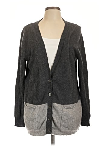 White + Warren Cashmere Cardigan (view 1)