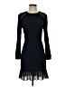 Sandro 100% Viscose Black Cocktail Dress Size XXS (estimated) - photo 1