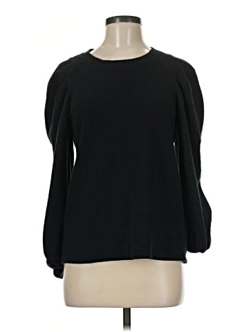 Madewell Pleated Statement-Sleeve Top (view 1)